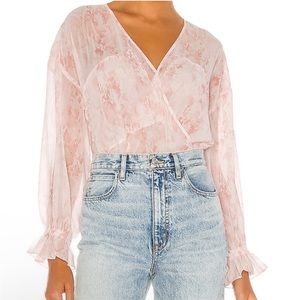 NWOT All Saints Penny Masala Blouse, Size US 6/M